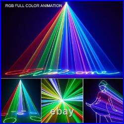 Laser Lights Stage Lights Gruolin 3D Animation DJ Party Laser Light Full Color