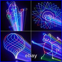 Laser Lights Stage Lights Gruolin 3D Animation DJ Party Laser Light Full Color