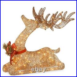 Led Lighted Holiday Reindeer Outdoor Indoor Christmas Yard Decoration Display