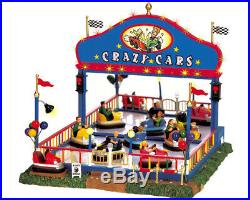 Lemax Christmas Village CRAZY CARS, (64488-UK) WITH 4.5V