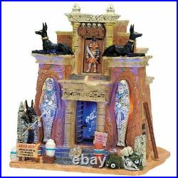 Lemax Spooky Town Halloween Village Animated Cursed Tomb Building 75500