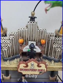 Lemax Spooky Town Monsters Ball Miniature 54302 Halloween Animated Lights TESTED