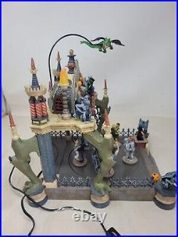 Lemax Spooky Town Monsters Ball Miniature 54302 Halloween Animated Lights TESTED