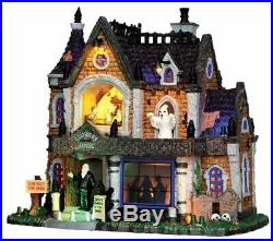 Lemax Spooky Town Village Crowley Hall 35552 Halloween Lighted Building