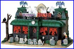 Lemax Spooky Town Village Graveside Diner 95805 Retired Lighted Building