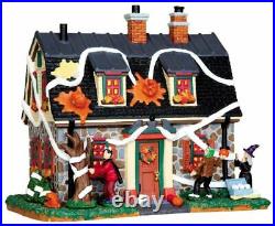 Lemax Spooky Town Village Halloween Tricked Out House Lit Building 45674