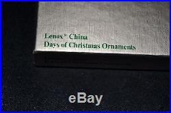 Lenox 12 Days of Christmas Ornaments Partridge Pear Tree & 2 TurtleDoves set