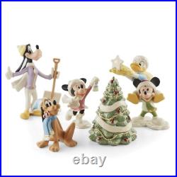 Lenox 897079 Disney Winter Fun 5-Piece Figurine Set