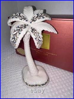 Lenox China Jewels Nativity Palm Tree Figurine with Box Gold Accents Holiday