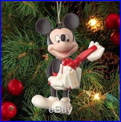 Lenox MERRY LITTLE MOUSE 2014 Annual Mickey Mouse Christmas Ornament NIB