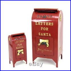 Letters Santa Mailbox Christmas Decoration, Set of 2