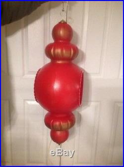 Lg 31 Beco Original Blow Mold Giant Christmas Ornament Lighted Hangs Stands Box