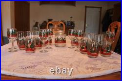 Libbey Holly & Berries Vintage Christmas Glasses & Ice Bucket 26 Piece Grouping Libbey Holly & Berries Vintage Christmas Glasses & Ice Bucket 26 Piece Grouping