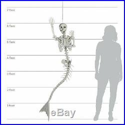 Life-Size Original Mermaid Skeleton Halloween Decoration Home Decor 1 Piece