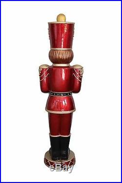 Life Size Polyresin with Musical Nutcracker with Multi LED light