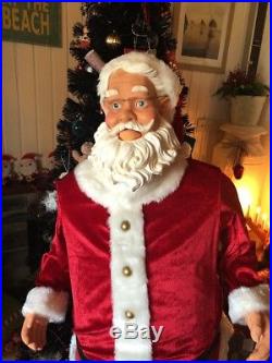 Life-size 5ft Outdoor Santa Singing Dancing Karaoke Father Christmas Mains