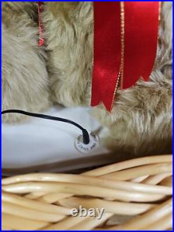 Lifesize Animated Christmas Puppies Bed Cocker Spaniel Holiday Animals Dogs