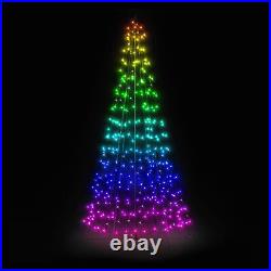 Light Tree App-control Flag-pole Christmas Tree 9.8-Ft withPole (Open Box)