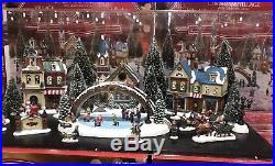 Light Up Musical Christmas Village Scene 30 Piece Table Top Holiday Decorations