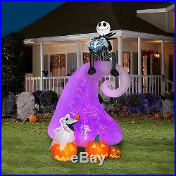 Light-Up The Nightmare Before Christmas Inflatable Lawn Display Jack Skellington