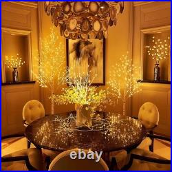 Lighted Birch Tree 8FT 240 Warm White Lights White Twig Tree With Lights Wedding