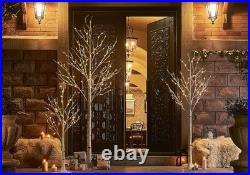 Lighted Birch Tree 8FT 240 Warm White Lights White Twig Tree With Lights Wedding