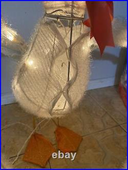 Lighted Christmas Goose Family Set Of 3 Indoor Outdoor White