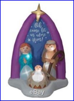 Lighted Nativity Christmas Inflatable Indoor Outdoor Yard Decoration 6 Ft
