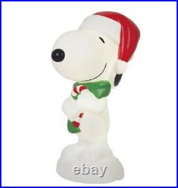 Lighted Snoopy Blow Mold Sculpture Outdoor Christmas Decoration Yard Decor