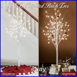 Lighted Tree 4FT, 5FT and 6FT, Pack of 3, Fairy Light Tree Lamp Artificial Tr