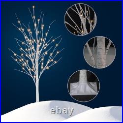 Lighted Tree 4FT, 5FT and 6FT, Pack of 3, Fairy Light Tree Lamp Artificial Tr