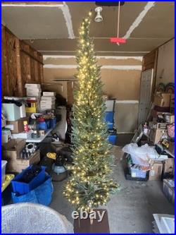 Lightly Used Balsam Hill 8ft Revelstoke Fir With LED Clear Lights (Read Desc.)