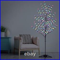 Lightshare 6FT 208 LED Cherry Blossom Tree Lighted Artificial Tree