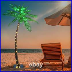 Lightshare New Lighted Palm Tree Large ZLS7FT 96 LED 7 Feet Home Garden Decor
