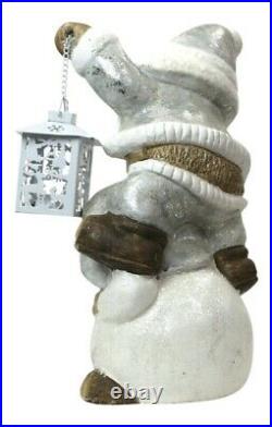Lightup Christmas Ornament Santa Snowman LED Lantern Xmas Festive Figurine