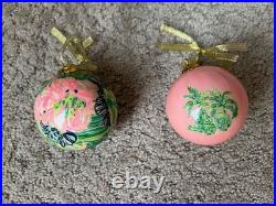 Lilly Pulitzer Christmas Ornaments New 5 Boxes / 10 Ornaments Lilly Pulitzer Christmas Ornaments New 5 Boxes / 10 Ornaments