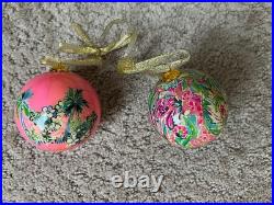 Lilly Pulitzer Christmas Ornaments New 5 Boxes / 10 Ornaments Lilly Pulitzer Christmas Ornaments New 5 Boxes / 10 Ornaments