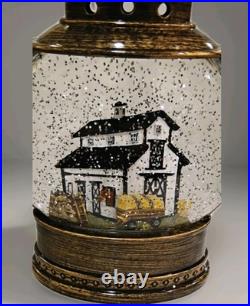 Limited Edition Cracker Barrel Led Barn Glitter Globe Stunning