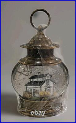 Limited Edition Cracker Barrel Led Barn Glitter Globe Stunning
