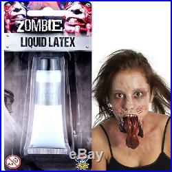 Liquid Latex Halloween Special Makeup Effects Zombie Flesh Scars Skin Adhesive