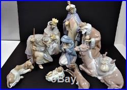 Lladro Nativity Set Collection Rare with Boxes 9 Pieces Video Added