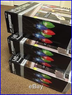Lot 3 Box LED C9 String Lights Christmas Lightshow Party Color Changing Effects