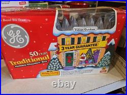 Lot 5 Sets GE 50 Light Traditional Holiday Classics Set Christmas Lights NEW I