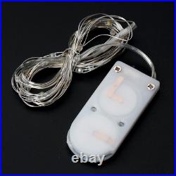 Lot 6.6ft 20 LEDs Battery Operated Mini LED Copper Wire String Fairy Lights Xmax