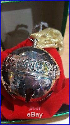 Lot 6 Wallace Ornament Silver Plated BELL 2001-2007 no 2005