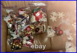 Lot Of 100+ Mostly Vintage Christmas and Holiday Decorations with 10 Mystery Bags Lot Of 100+ Mostly Vintage Christmas and Holiday Decorations with 10 Mystery Bags