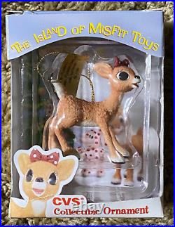 Lot Of 14 Ornaments Rudolph Island Of Misfit Toys Enesco Cvs Set Of 12 + 2 Light Lot Of 14 Ornaments Rudolph Island Of Misfit Toys Enesco Cvs Set Of 12 + 2 Light
