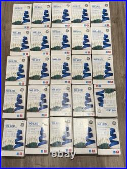 Lot of 25 Christmas Lights Warm White GE StayBright 100 LED (New in Box)