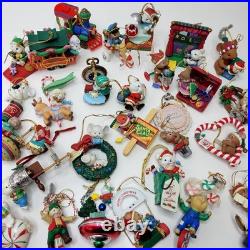 Lot of 27 Vintage 90s Matrix Lustre Fame Mouse Mice Bear Christmas Ornaments