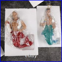 Lot of 2 December Diamonds Ornaments Buoy Dr Turnencoff Merman Man Christmas Gay